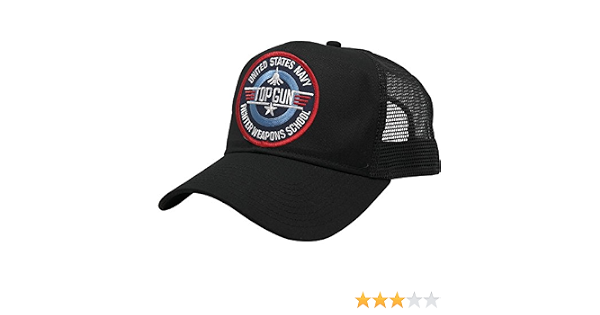 US Navy TOP Gun Patch Snapback Trucker 