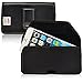 Turtleback Holster Made for Apple iPhone 6 6S with OB Commuter case Black Belt Case Leather Pouch with Executive Belt Clip Horizontal
