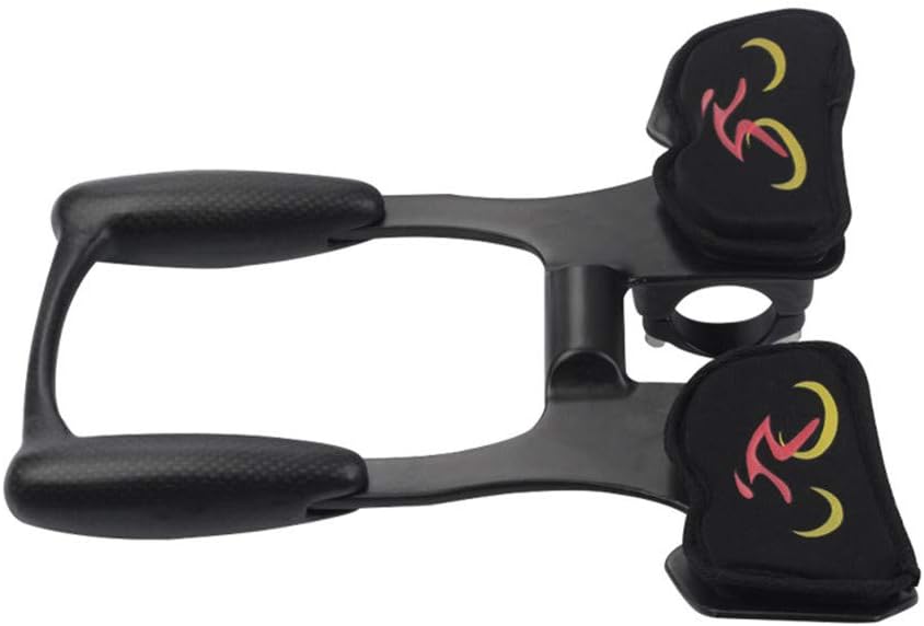 EVERAIE Mountain Bike Riser Bar, Bike TT Handlebar Aero Bars Triathlon Time Trial Tri Cycling Bike Rest Handlebar for Bicycle Aerobars, Moutain Bike or Road Bike