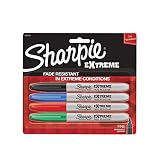 Sharpie Extreme Permanent Markers, 4-Pack, Assorted Colors (1927154)