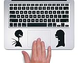 Jack Skellington and Sally Nightmare Before Christmas Disney - Trackpad Apple Macbook Laptop Vinyl Sticker Decal