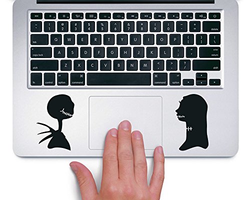 Jack Skellington and Sally Nightmare Before Christmas Disney - Trackpad Apple Macbook Laptop Vinyl Sticker Decal