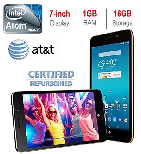 ASUS MeMO Pad 7 LTE 7-inch IPS (1280 x 800) Display Tablet, Intel Quad Core 1.33GHz Processor, 1GB RAM, 16GB SSD, WiFi Android Tablet-AT&T (Certified Refurbished)