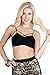 NIKIBIKI Women Seamless Criss Cross Bralette, Made in U.S.A, One Size (Pack of 2: Black, Black)