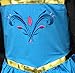 Cokos Box Girls Coronation Costume, Pink Cape Dress, Gloves, Tiara Crown Accessories Kids Princess Set, 4 Years, Blue, 4T