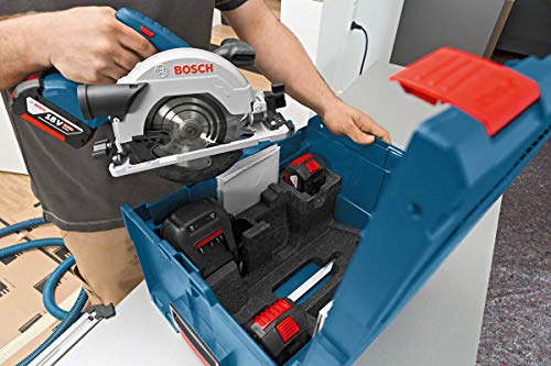 Bosch Professional 18V System Akku-Handkreissäge GKS 18V-57 G (kompatibel mit Führungsschiene, Schnitttiefe: 57 mm, inkl… – Bild 5
