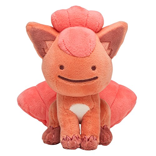 Pokemon Center Original (6-Inch) Poke Plush Doll Ditto Vulpix (Metamon Rokon)