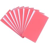 LVCHEN Dental Wax Sheets 20pcs, Cannot be Used for dentures Base Plate Wax for Dentist or Jewelry, Red/Pink, 1.3mm Casting Modeling Wax Sheets Non Shrink Nylon Thin