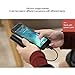 PowerOnKey PU Leather Micro USB Cable (Pack of 2): Fast Charging and Data Transfer Cord for Android Devices, Stylish Smartphone Cable, Discreet Keychain Ring Design – Black & Brown
