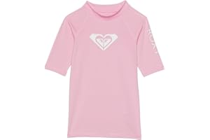 Roxy Girls' Whole Hearted Short Sleeve Rashguard