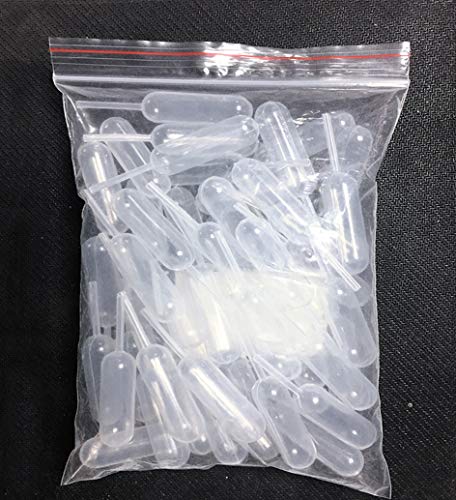 Cupcakes Pipettes,Obecome 100pcs 4ml Plastic Pipettes Squeeze Transfer Pipettes for Cupcakes, Chocolate,Strawberries