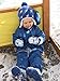 Waterproof Stay-on Winter Snow and Ski Mittens Fleece-Lined for Baby Toddler Kids Girls and Boys