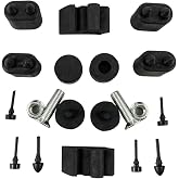 JKYH TECHPLUS New Rubber Stopper Kit &amp; Hood Adjusters stoppers bumpers Compatible with 67-72 GM A-Body Chevelle 67-69 Camaro 68-74 Nova 67-70 Impala #EB-P00001