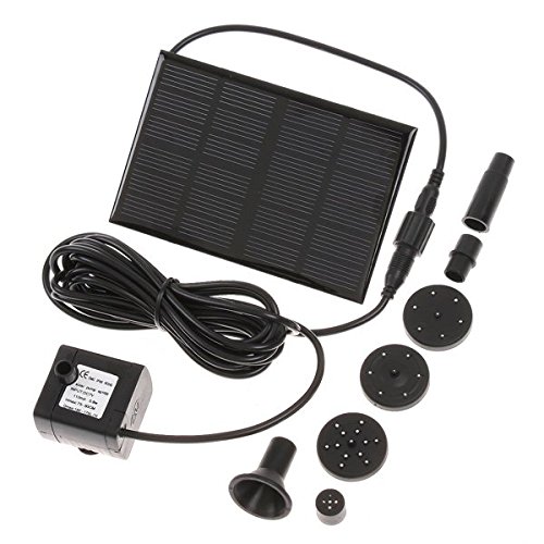 docooler Solar Power Panel Kit Water Pump for Garden Pond Fountain Pool