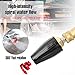 Turbo Nozzle Pressure Washer Tips Rotating Nozzle with 1/4