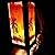 Pakdeevong shop Pattaya Beach Sunset Orange Handmade Asian Oriental Wood Light Night Lamp Shade Table Desk Art Gift Home Vintage Bedroom Bedside Garden Living Room