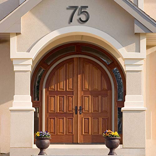 10 Inch House Numbers for Outside Modern Floating Street Home Address