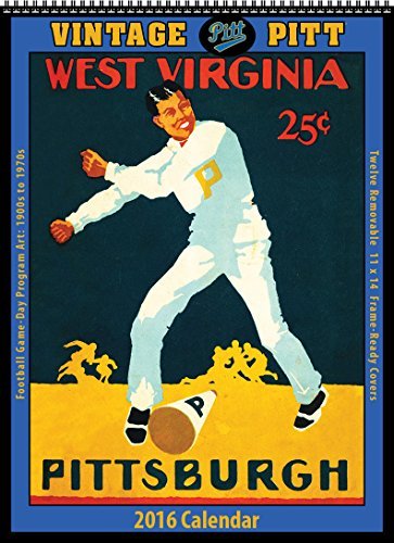 Pittsburgh Panthers 2016 Vintage Football Calendar by Asgard Press (2015-09-15) by 