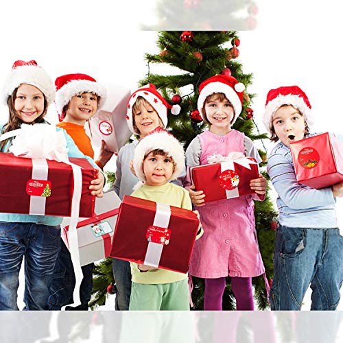image for HongyiTime 144-Count Christmas Gift Tags Sticker，36 Jumbo Designs - 