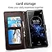 LOKAKA Leather Wallet Phone Case for Sony Xperia 10 Plus, Folding Flip Cases Protective Cover Strong Magnetic Closure Protector with Card Slots Kickstand (Brown, 6.5