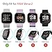 Seltureone(3 Pack Screen Protector Case Compatible for Fitbit Versa 2, Full Body Cover Scratch Resistant Shock Absorbing Ultra Slim Protective for Fitbit Versa 2 Cases (Clear,Black,Silver)