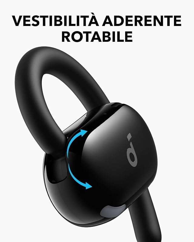 V20i di Anker, Cuffie Bluetooth Open Ear con Ganci Rotanti