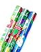 Hallmark Reversible Christmas Wrapping Paper Bundle, Foil Kids (Pack of 3, 60 sq. ft. ttl.) (5JXW1631)