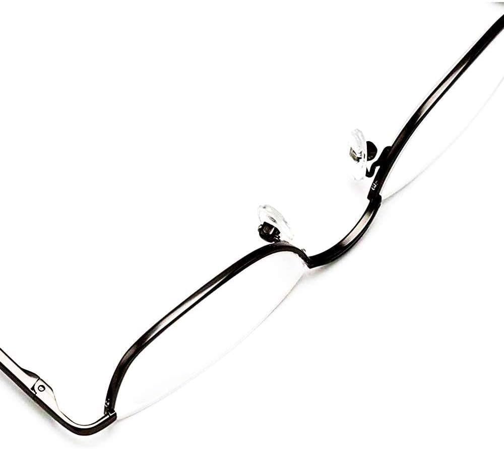KoKoBin 3 Pack Half Frame Reading Glasses Spring Hinges for Men Women Slim Half Moon Lens Readers Metal Semi Rimless Eyewear +1.5 - Image 5