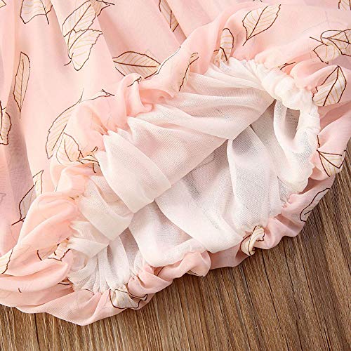 Bloemen Bubble Baby Meisjes, Zomer Mouwloos Off-Shoulder Slip Jurk Sling Geplooide Prinses Rok Zomer Kleding - Image 6