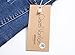 Men's Blue Ripped Skinny Distressed Destroyed Straight Fit Denim Jeans with Holes, Denim Blue, W32
