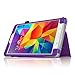 Fintie Samsung Galaxy Tab 4 7.0 Folio Case - Slim Fit Premium Vegan Leather Cover for Samsung Tab 4 7-Inch Tablet, Violet