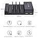 Charging Station INVESCH 4 Ports USB Charger Docking Station Dock Hub for iPhone 7 Plus/6 Plus/6/5S/5C/4S iPad Pro/Air/Mini/3/2/1,Samsung Galaxy S6 Edge/S6/5/4/3/Note/Note2/Tab, iPod, Nexus, HTC