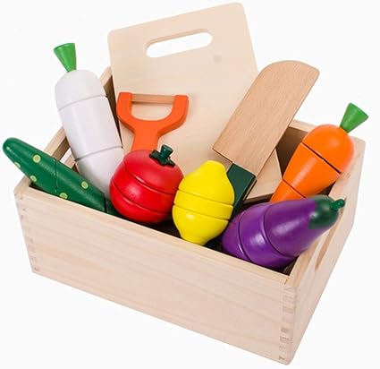 childrens wooden food sets