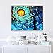 [Frameless] Diy Oil Painting Paint by Number Kit for Adult Kids-Dream Tree by Van Gogh 12x16 Inch
