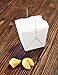 MULMEHË Chinese Take Out Quart Sized Food Boxes, Metal Wire Handle, White, 32 oz., Pack of 40