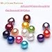 Jessie Freshwater Cultured Love Wish Pearl Oyster Round Pearls Various 10 Shining Meaningful Color, Oysters with Pearls Inside (7-8mm, 10 PCs/lot)