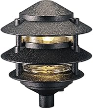 Progress Lighting P5204-31 Cast Aluminum Clear Glass Liner with 1/2-Inch NPS Threaded Fitting For Permanent or P5233 Installation, Black
