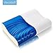 ViscoSoft Hypoallergenic Memory Foam Queen Arctic Gel Contour Pillow with Removable Cover