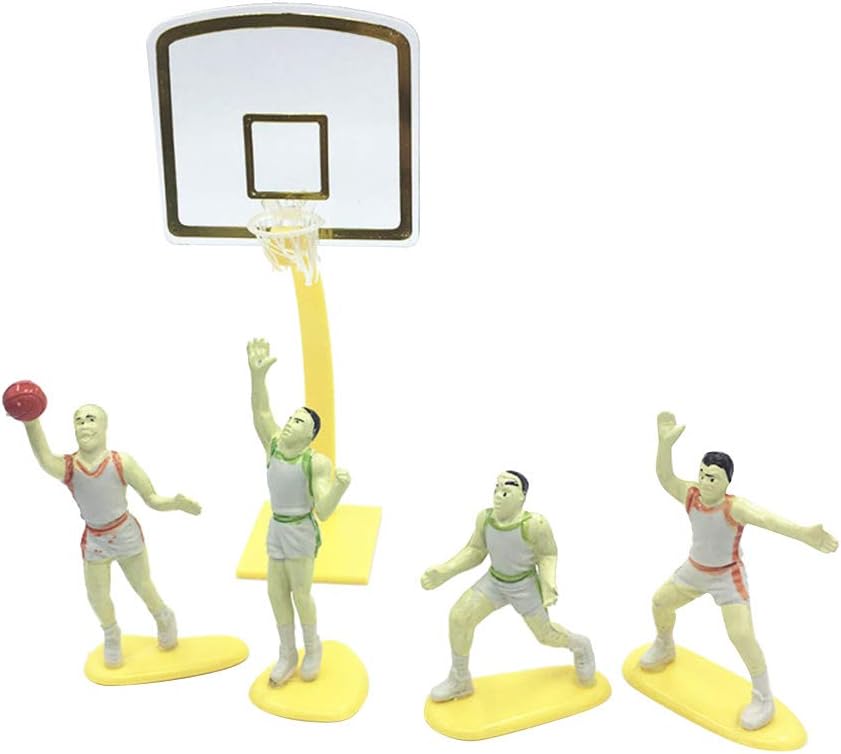 Amosfun Cake Topper Forma de Baloncesto de plástico con Forma de ...