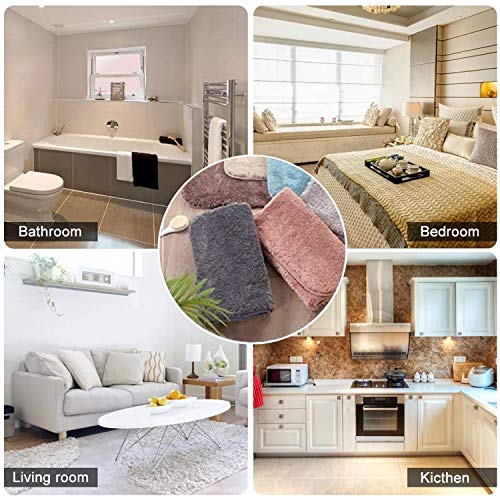 Bathroom Rug Non Slip, Luxury Soft Plush Plush Bathroom Rug, Machine Washable Thick Shaggy Bath Rug for Home & Bathroom, Bathtub, Shower, Washroom, TPR Rubber Backing (32\