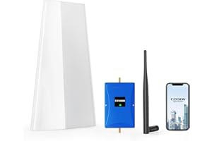 CELSGN Cell Phone Signal Booster, Compatible with Verizon, Up to 3,500 sq ft, Boost 5G, LTE & 3G Signal on Band 13, High Gain Antenna Repeater