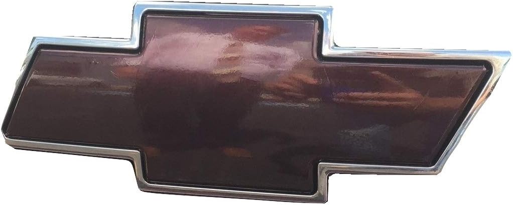 Qbc Craft Chevy Bowtie Emblem Overlay (3 Pack) Rose Black 3M Cut-Your-Own Car Wrap Kit DIY GM Symbol Logo Easy to Install Air Release Film 12” x 4” Sheets (x3) Burgundy Maroon