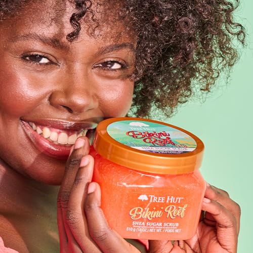 Tree Hut Bikini Reef Shea Sugar Scrub | Exfoliating Body Scrub Removes Dead, Dry Skin for a Soft & Hydrated Feel | Nourishing Essential Body Care | 18 fl oz. - Image 7