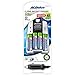 ACDelco AA and AAA Two-Hour Battery Charger for Rechargeable Batteries Includes Four AA Rechargeable Batteries