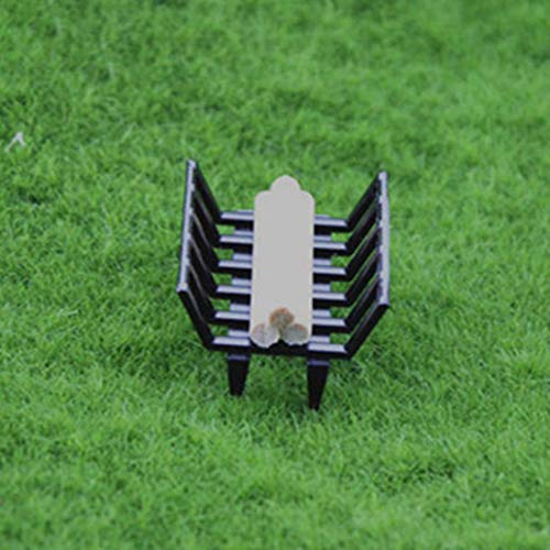 Gilroy 1:12 Dollhouse Miniature Furniture Garden Lawn Fireplace Metal Firewood Rack Pretend Play Toy Gift