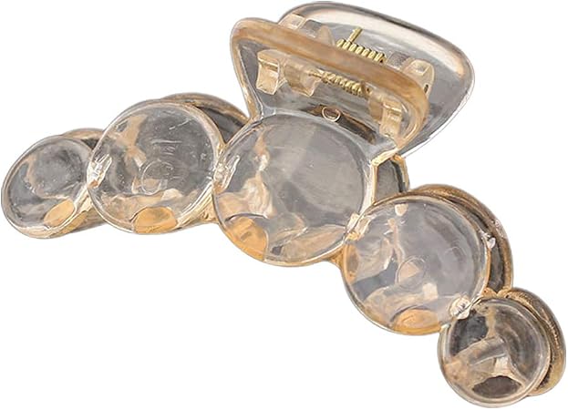 Vailang 7 Cm Longue Résine Cheveux Griffes Clips Ronde