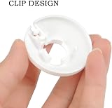 SuSohr 10x Plastic Radiator Pipe Collars Covers for 15mm Pipe White view 3