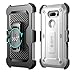 LG V30 Case, SUPCASE Full-body Rugged Holster Case with Built-in Screen Protector for LG V30, LG V30s, LG V30 Plus,LG V35,LG V35 ThinQ 2017 Release, Unicorn Beetle PRO Series (White/Gray)