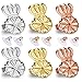 Original Earring Lifters and Earring Backs Pack - 3 Pairs of Hypoallergenic Adjustable Earring Lifts and 3 Pairs of Earring Bullets Backs - Easy to Use, Perfect for Drooping Earrings primary