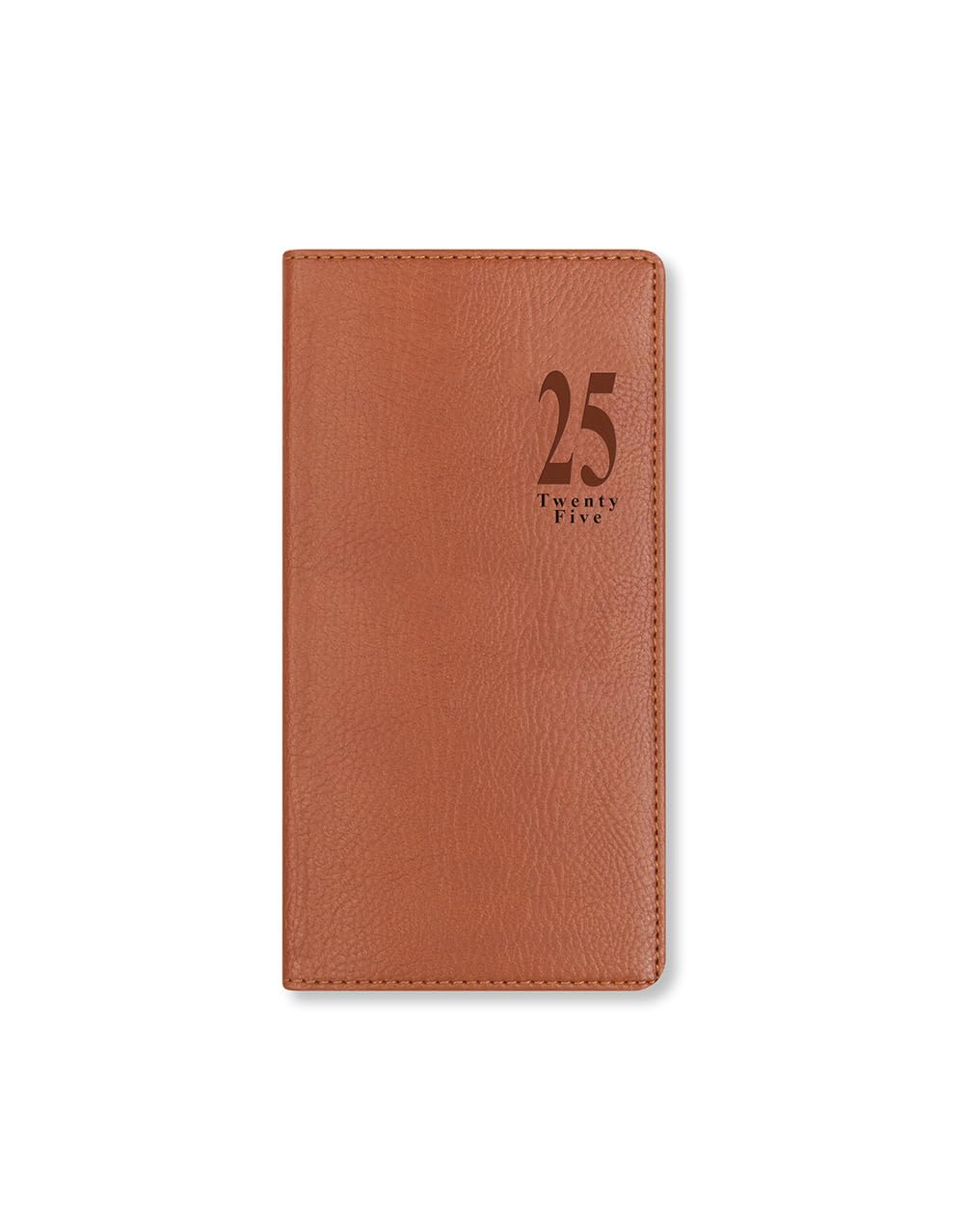Letts of London Milano Slim week to view 2025 diary - tan